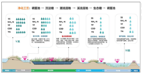 海綿城市透水混凝土場地雨水徑流路徑圖 海綿城市透水混凝土場地雨水徑流路徑圖
